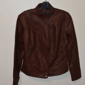 Faux leather moto jacket ❗️$5 Sale ❗️